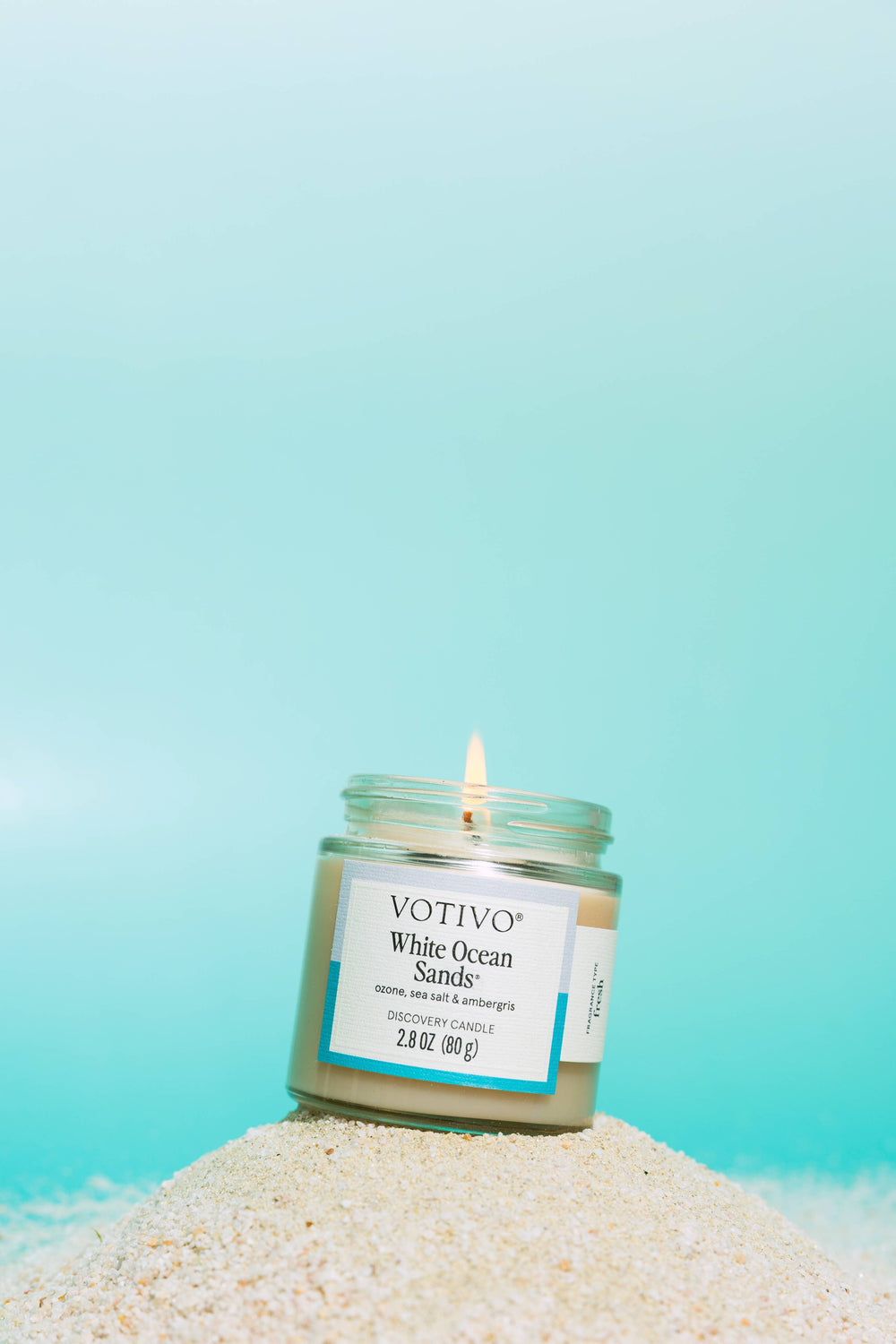 White Ocean Sands Discovery Candle - 6 Pack | Summer Scent