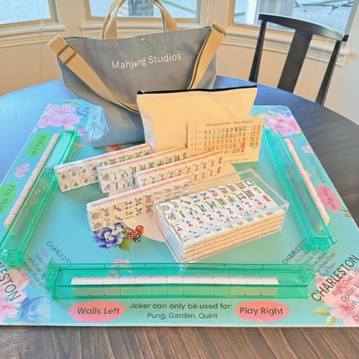 Mahjong Studios – Rose Dragon American Mahjong Tile Set (166 Tiles)