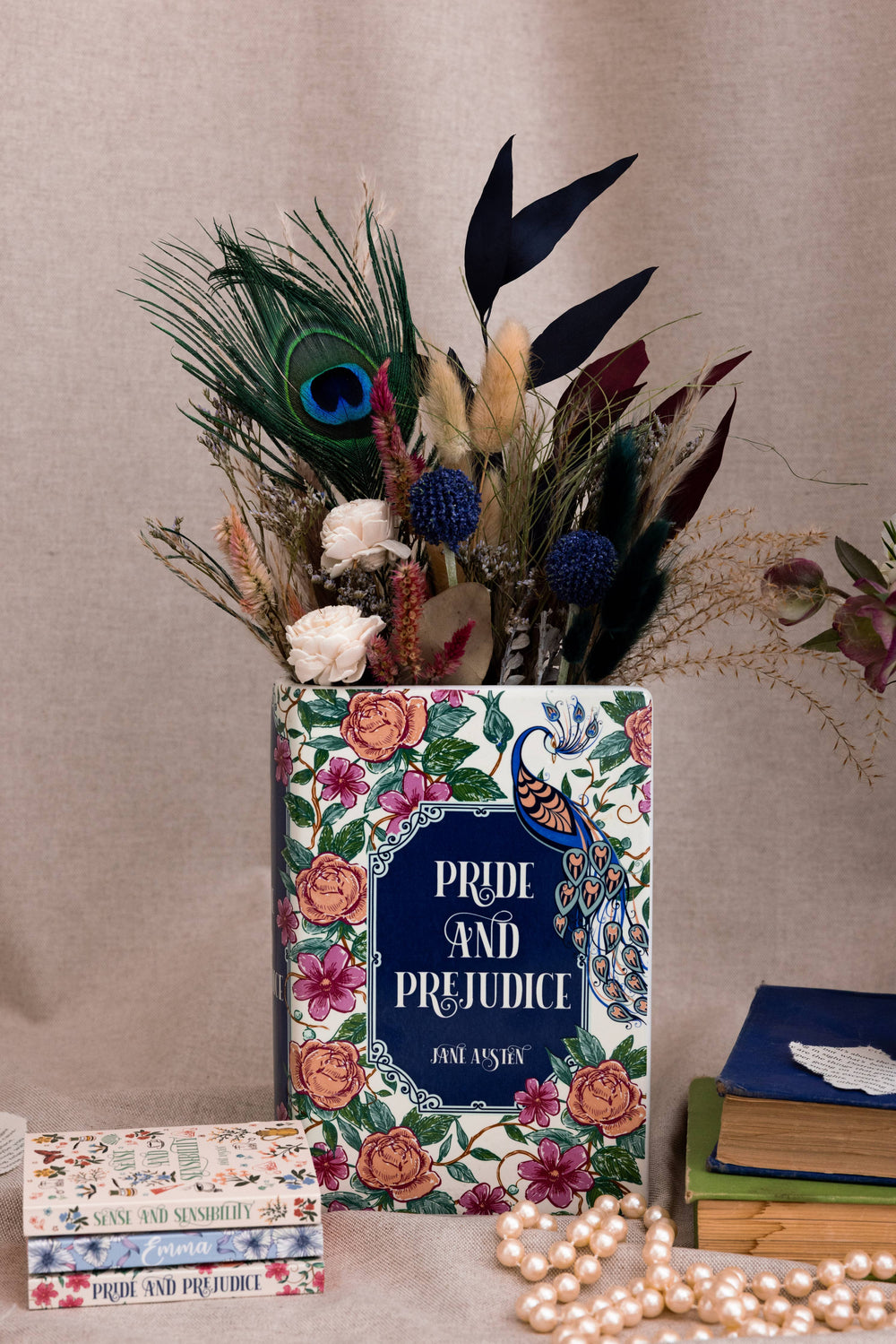 Large Book Vase, Pride and Prejudice