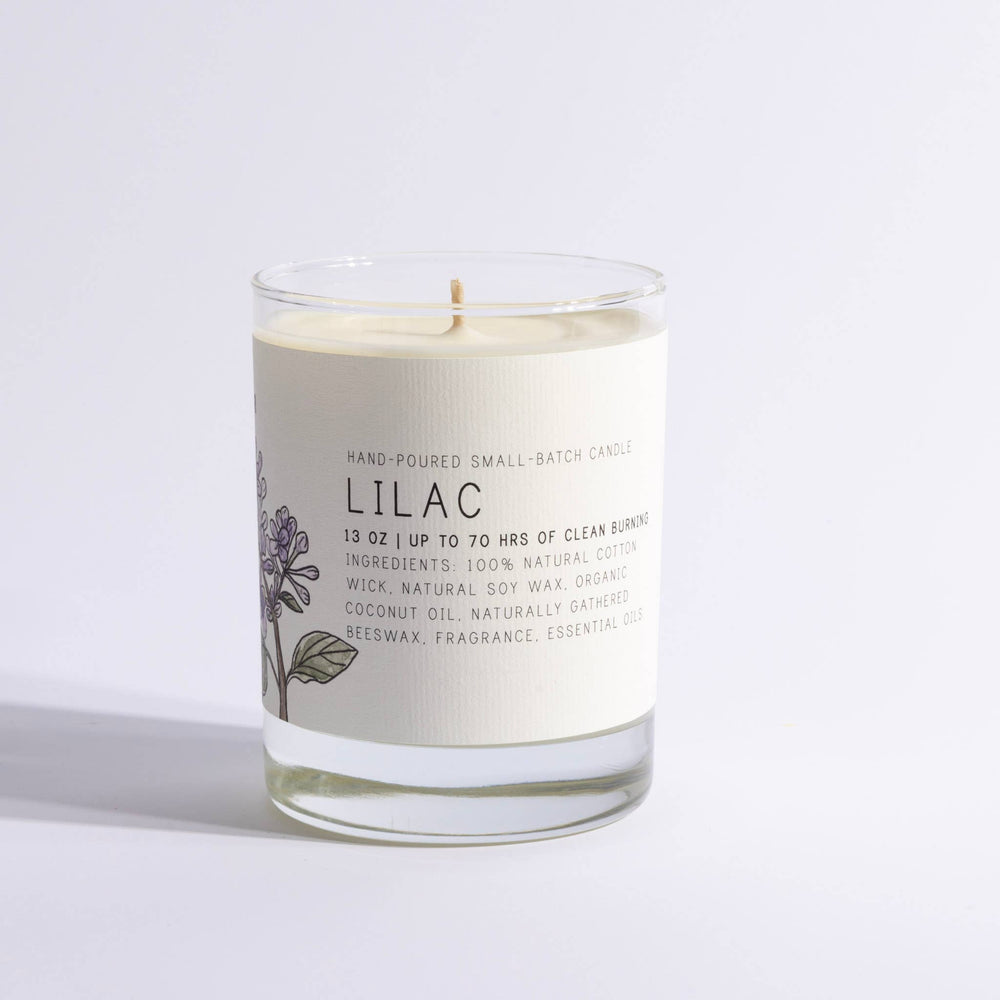 Lilac - Large Glass - Just Bee Candle