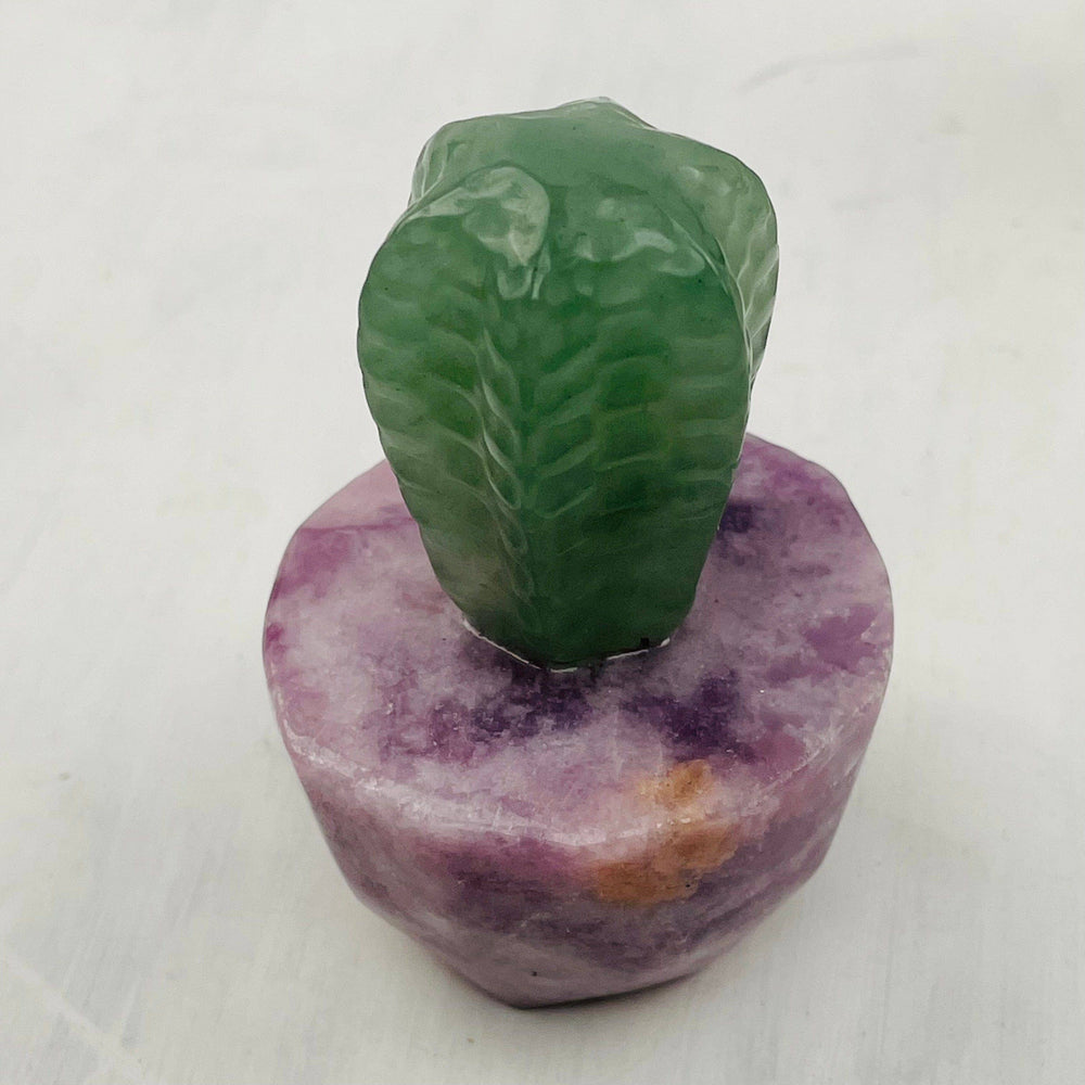 Cactus Carved Crystals - You Choose Stone