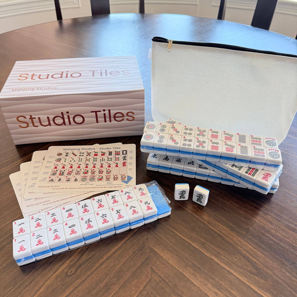Mahjong Studios – Rose Dragon American Mahjong Tile Set (166 Tiles)