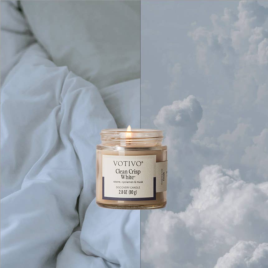 Clean Crisp White Candle