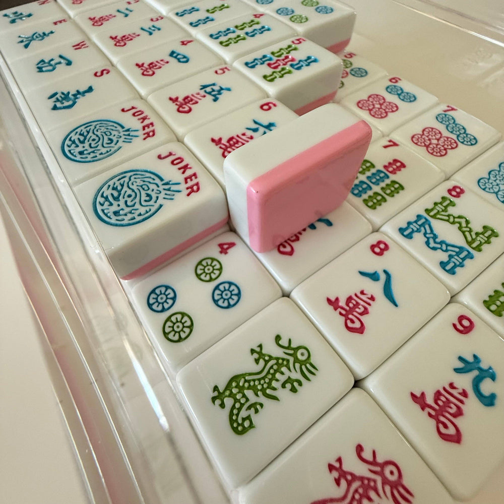 Mahjong Studios – Rose Dragon American Mahjong Tile Set (166 Tiles)