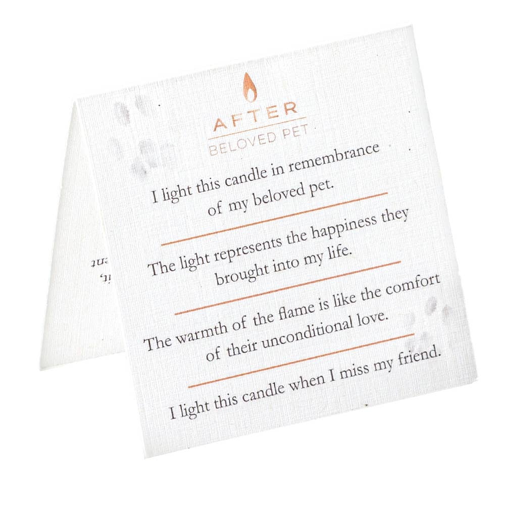 AFTER: Beloved Pet  |  Pet Loss Sympathy Gift