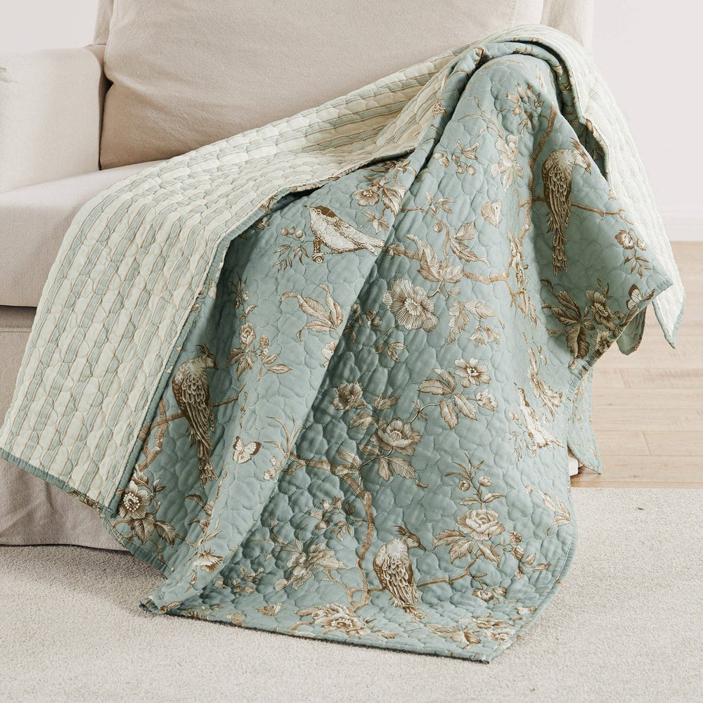 Lyon Teal Throw