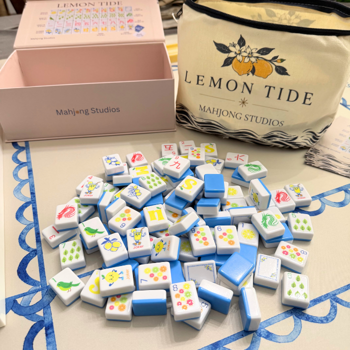 Mahjong Studios – Lemon Tide American Mahjong Tile Set (160 Tiles)