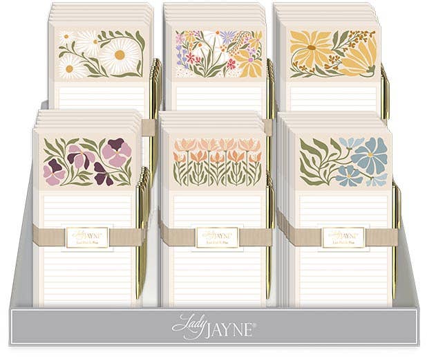 Lady Jayne List Pad & Pen