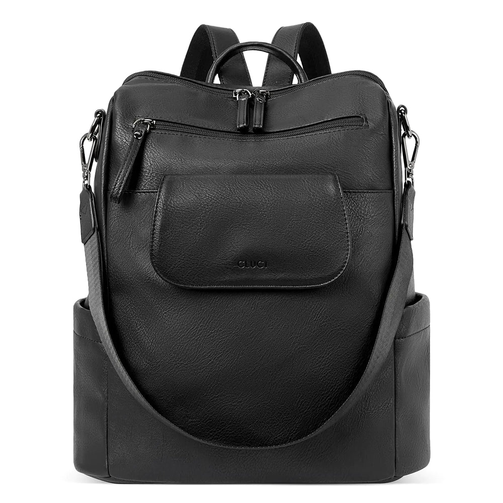 CLUCI Backpack Purse for Women Leather Large Size Convertible Travel Fashion Ladies Purse