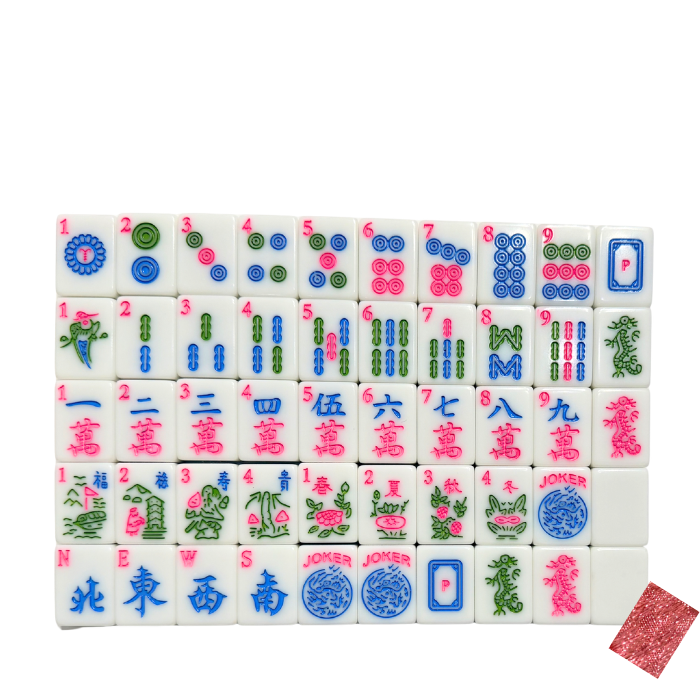 Glitter Sparkle - Mahjong Tiles – American Mahjong Tile Set (166 Tiles) Pin