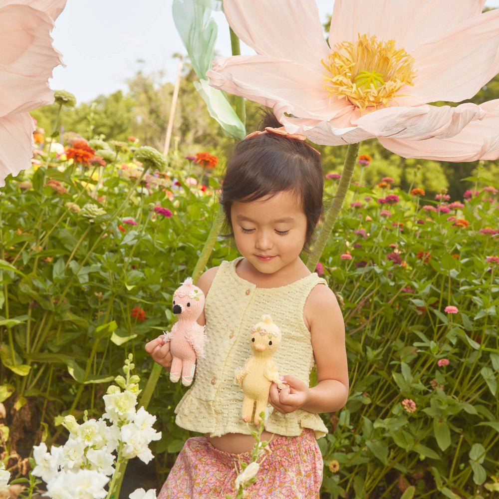 Tiny Flora the duckling (mauve), gives 10 meals
