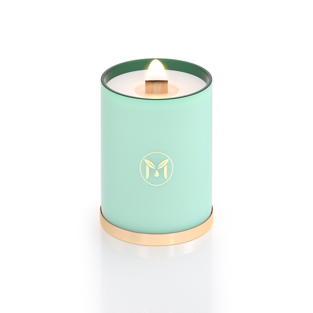 Ocean Breeze 100% Soy Wax Crackling Wood Wick Candle