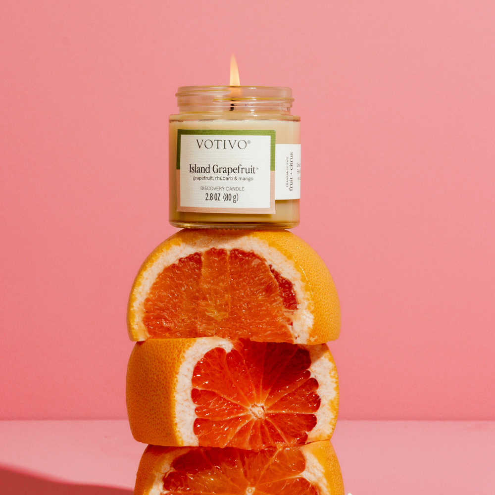 Island Grapefruit Discovery Candle - 6 Pack | Summer Scent