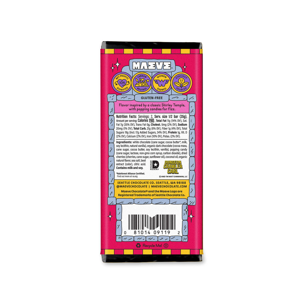 NEW! Virgin Dirty Shirley Truffle Bar