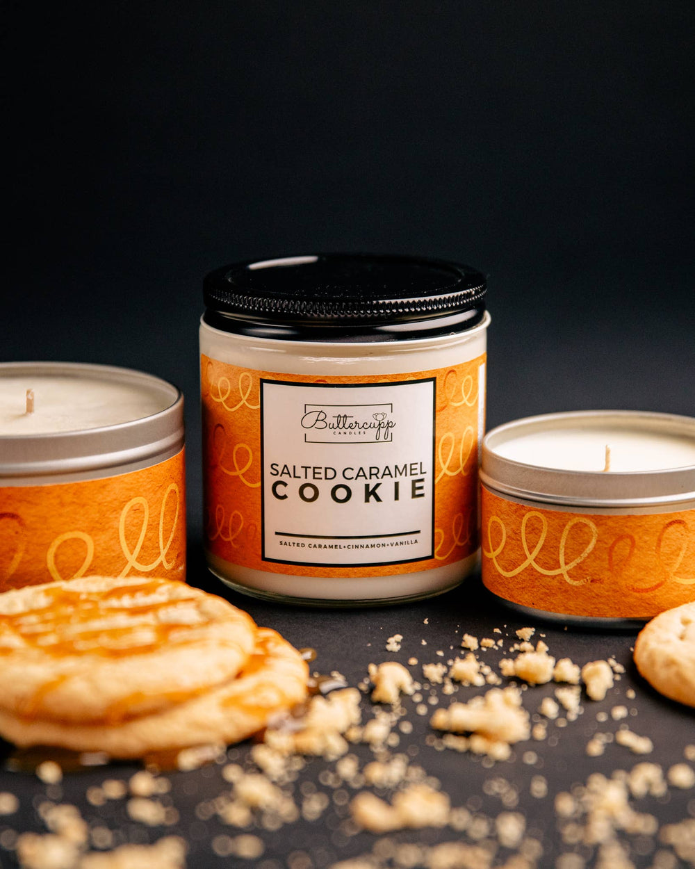 Salted Caramel Cookie Soy Candle and Melts