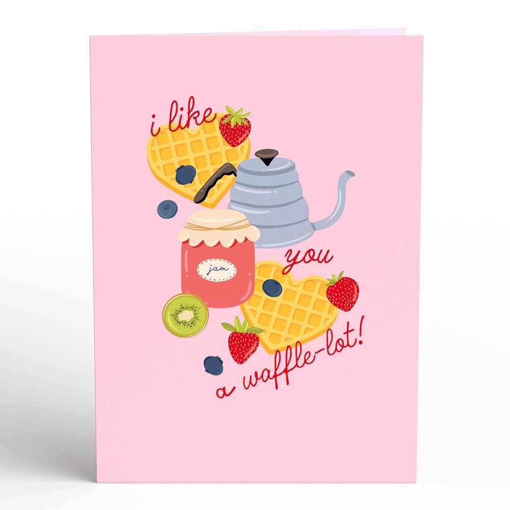 Like You a Waffle-Lot 5''x7'' Card, Pop-Up Cards