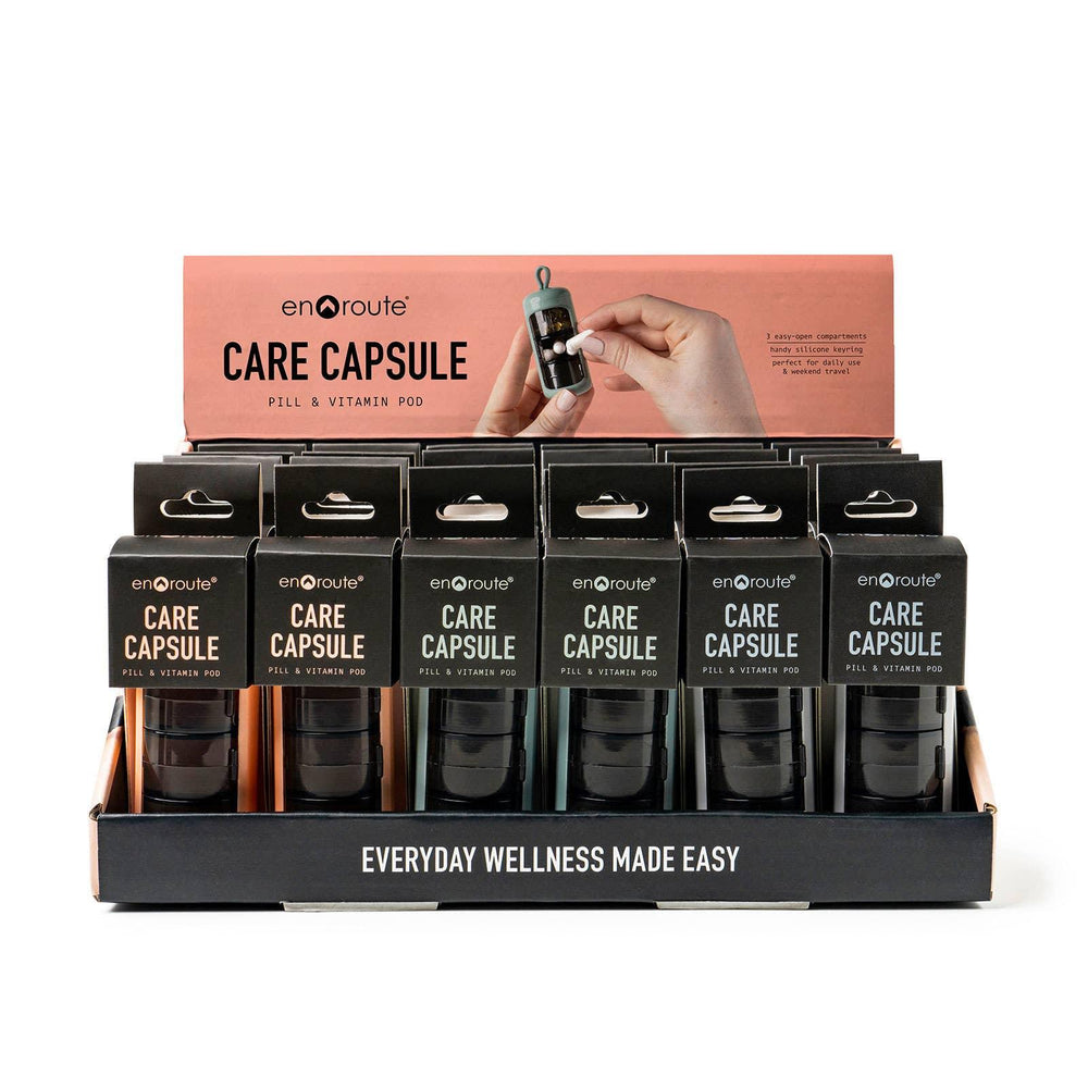 En Route® Care Capsule Pill & Vitamin Case - The Floratory