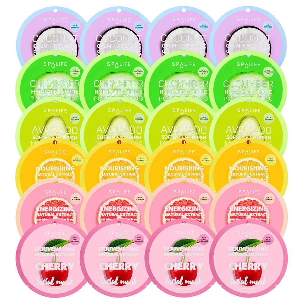 Korean Fruit Infused Face Masks