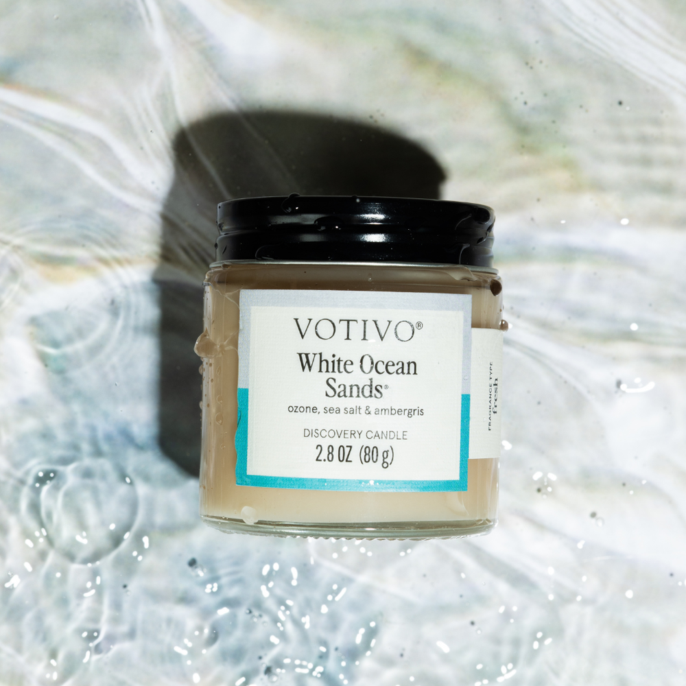 White Ocean Sands Discovery Candle - 6 Pack | Summer Scent