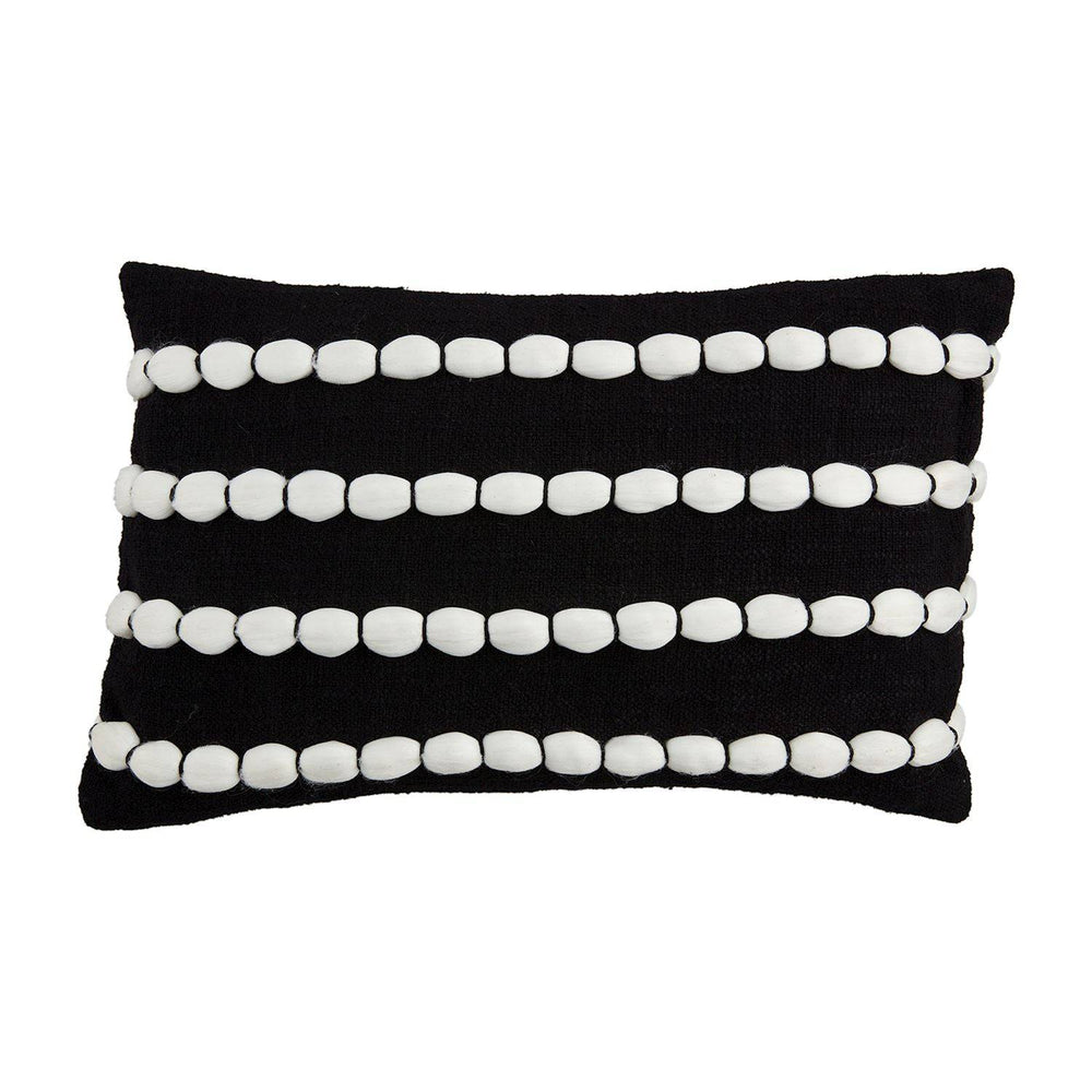 Lumbar Pom Stripe Pillow - The Floratory