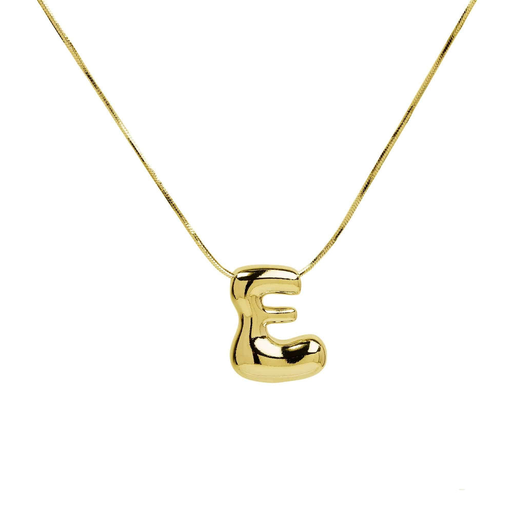 Initial Waterdrop 18K Gold Necklace - The Floratory
